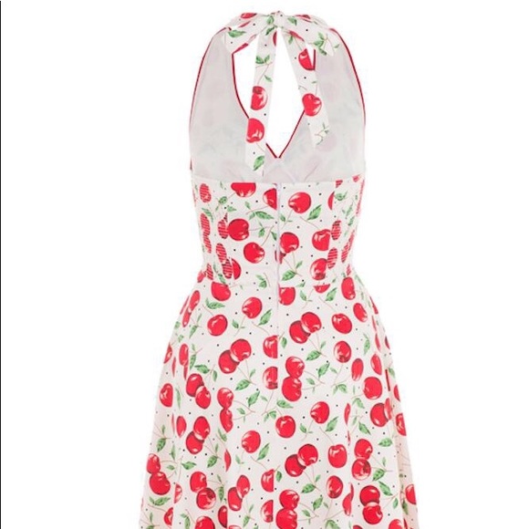 ❌SOLD❌🌺Voodoo Vixen Cherry Print Swing Dress - Picture 5 of 7